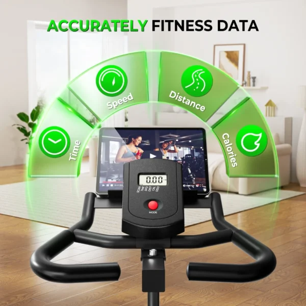 Indoor Spinning Bike With LCD Monitor