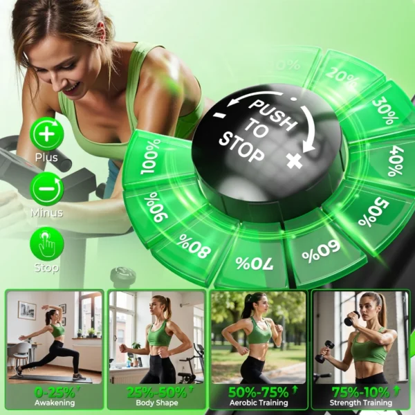 Indoor Spinning Bike With LCD Monitor