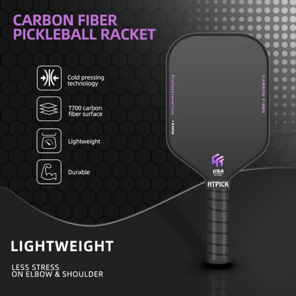 Pickleball Carbon Fibre Paddle T700 Racket
