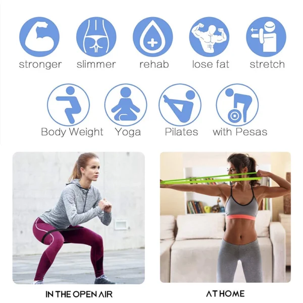 Gym Resistance Bands Set