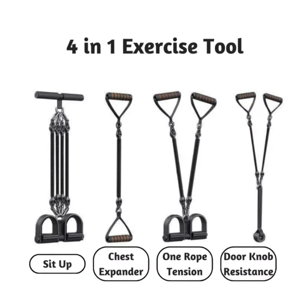 Metal Pedal Rope Tube Resistance Band